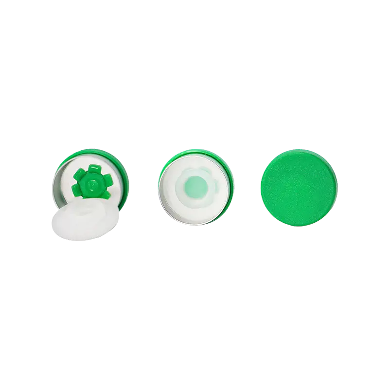 Tappo in alluminio-plastica a fiore