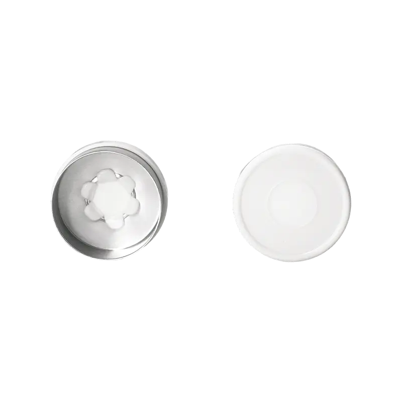 Tappo in alluminio-plastica a fiore